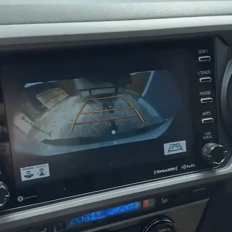 TrailView™ on a travel trailer: easy hitching with a 150° field of view